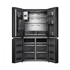 Hisense RQ760N4IFE Ψυγείο Ντουλάπα 577lt NoFrost Υ178.5xΠ91.2xΒ72.5εκ. Μαύρο